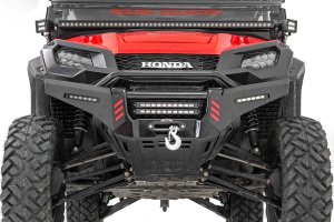 Honda Pioneer 1000-5 Deluxe Bumper Wings - Front - Rough Country - Stinger with 6